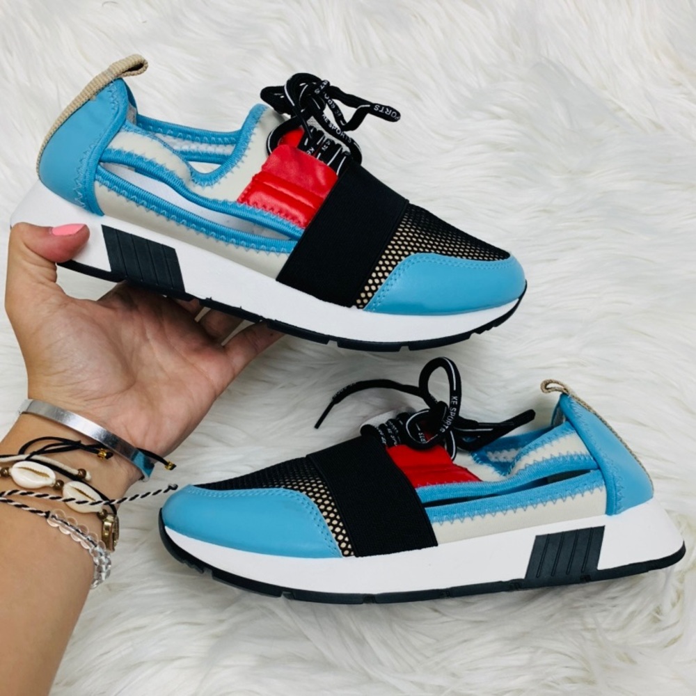 Multi cutout platform sneaker - Picture 2 of 7